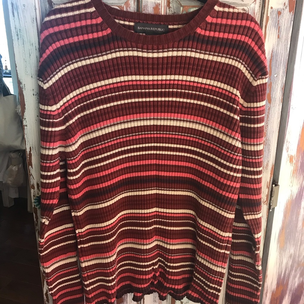 Banana Republic Striped Sweater size XL